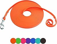 Vista 8 de Correa de entrenamiento para perros, correa larga impermeable, fácil de limpiar, línea larga de 6, 10, 15, 30, 50 pies, para perros pequeños