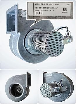 Fan G2E140-AG02-05 Water Heater High Pressure Snailed Centrifugal Fan with Capacitor