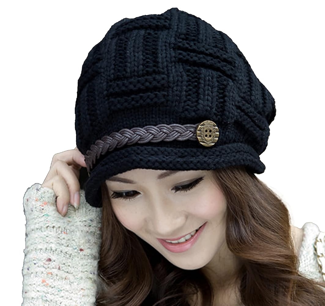 Roll Up Women's Girls Cute Fashion Winter Cozy Fur Earflap
