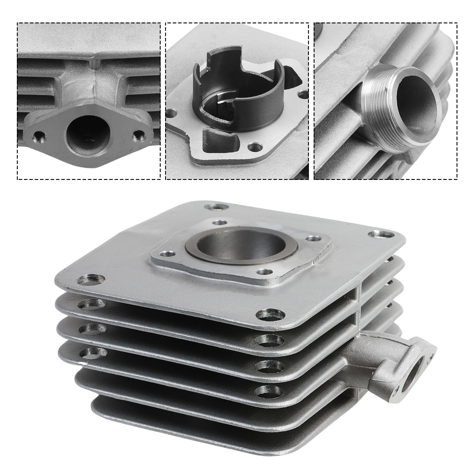 Zylinderkit Sport 60ccm 41mm Für Simson S51, S53, SR50, KR51/2 (M531, M533, M541, M542, M543), Enthalten Zylinder Kolben Dichtungen Aluminium Leistungssteigerung