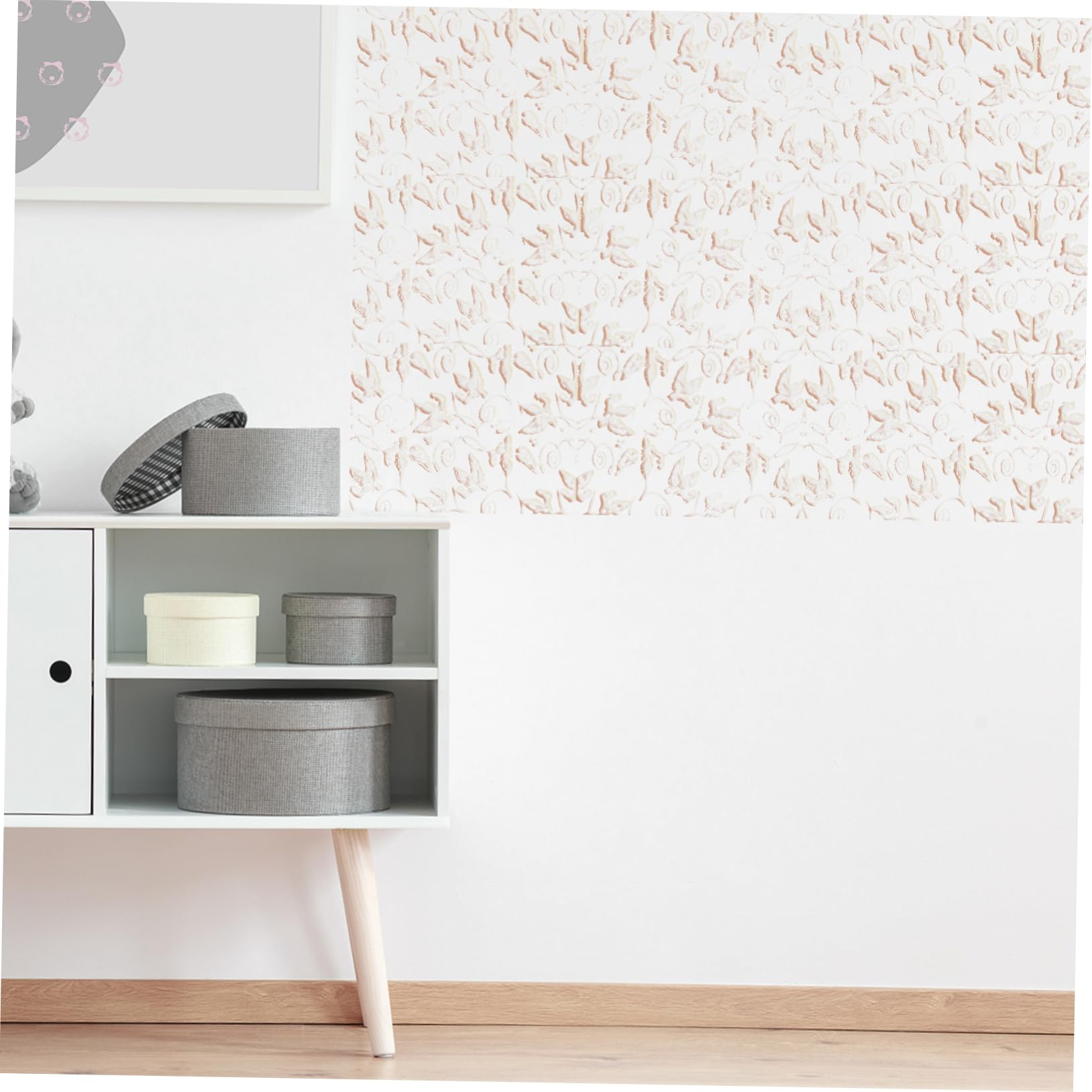 Operitacx 5 Stück Druckzylinder wandsticker tapetenkleister Wanddesign Wandfarbe Wandmalrolle geprägt malen texturiert gemustert Rollen für dekorative Texturwalze Gummiwalze lackieren Blue