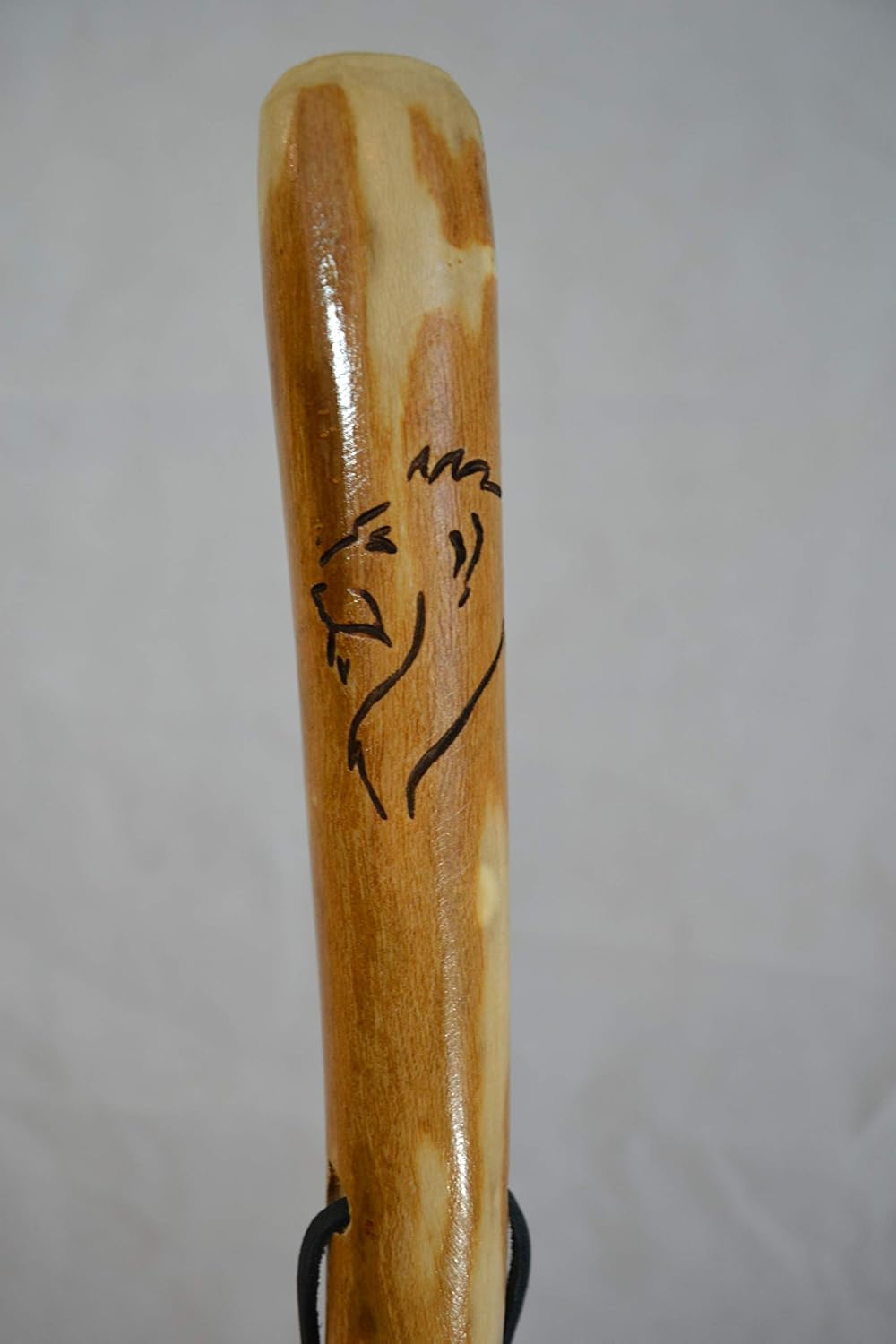 Walking Stick with You Choice of Hand-Carved Image: Bear, Wolf, Lion, Horse, Deer, Elephant or Monkey.