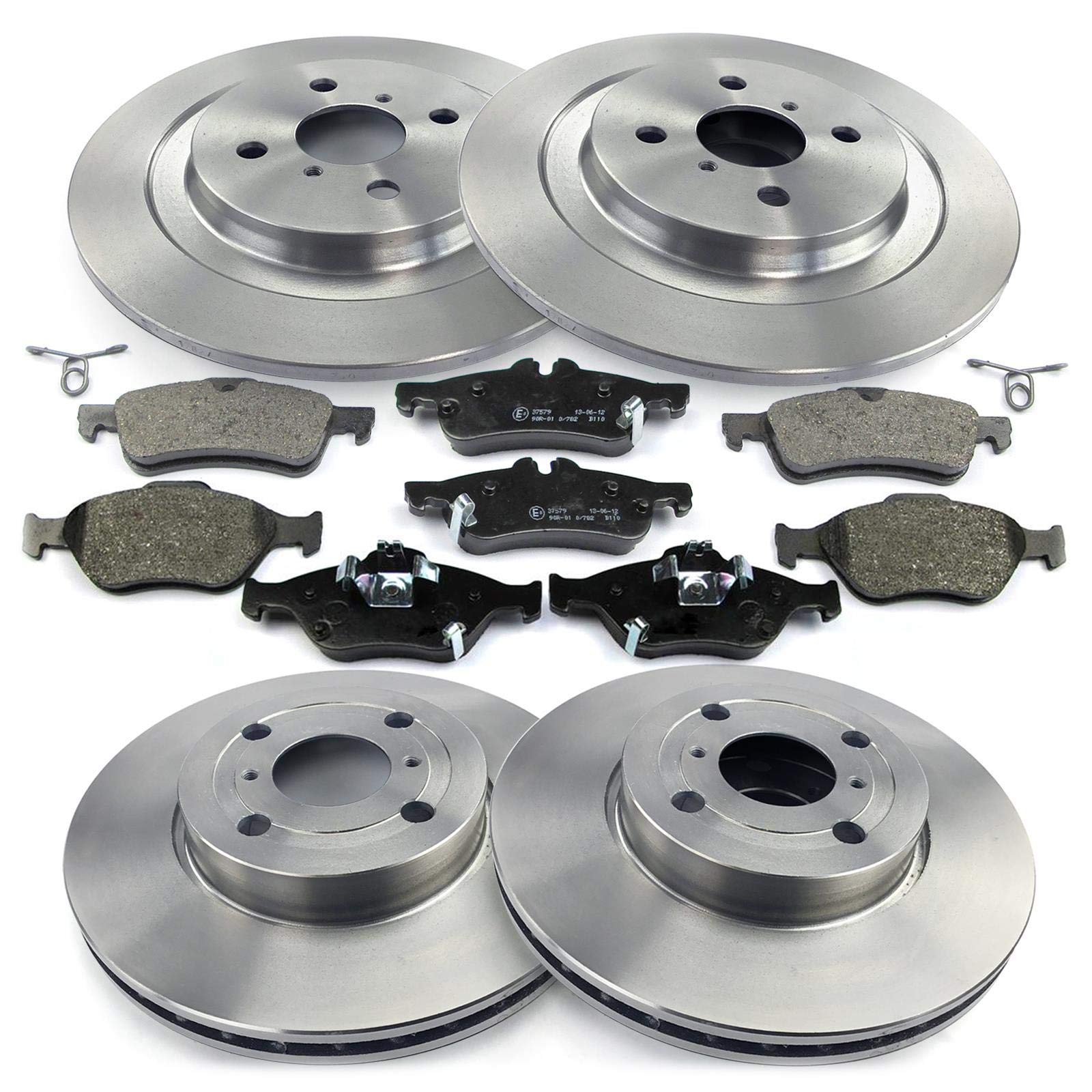 Disco de freno + pastillas de freno delantero + trasero NB PARTS Germany 10045041