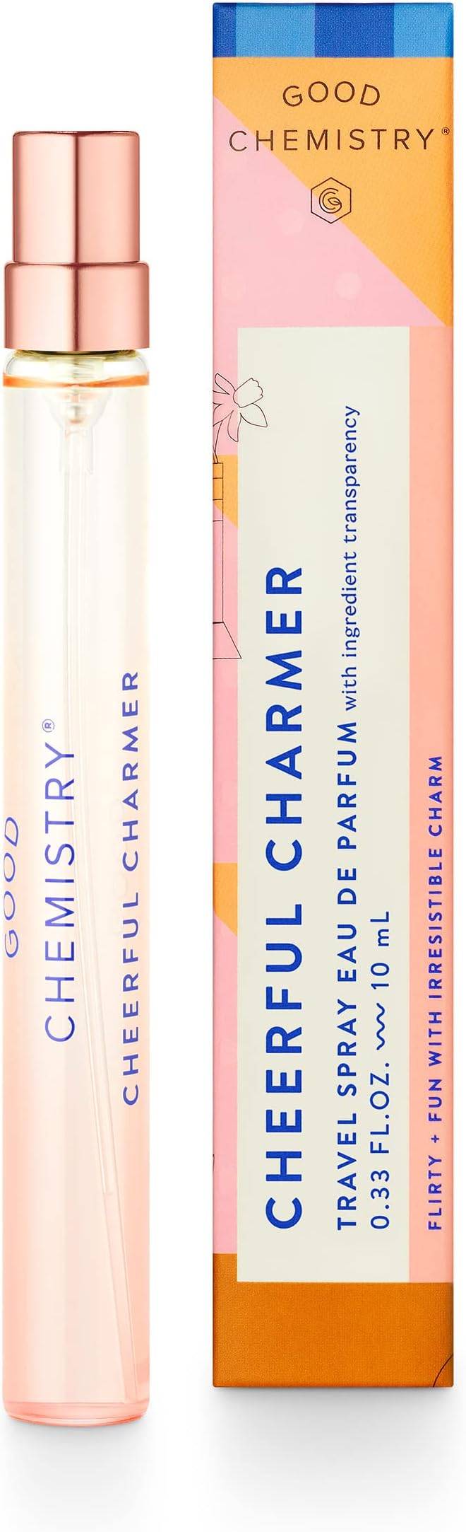 Good Chemistry Cheerful Charmer Travel Spray Perfume, 0.33 fl oz