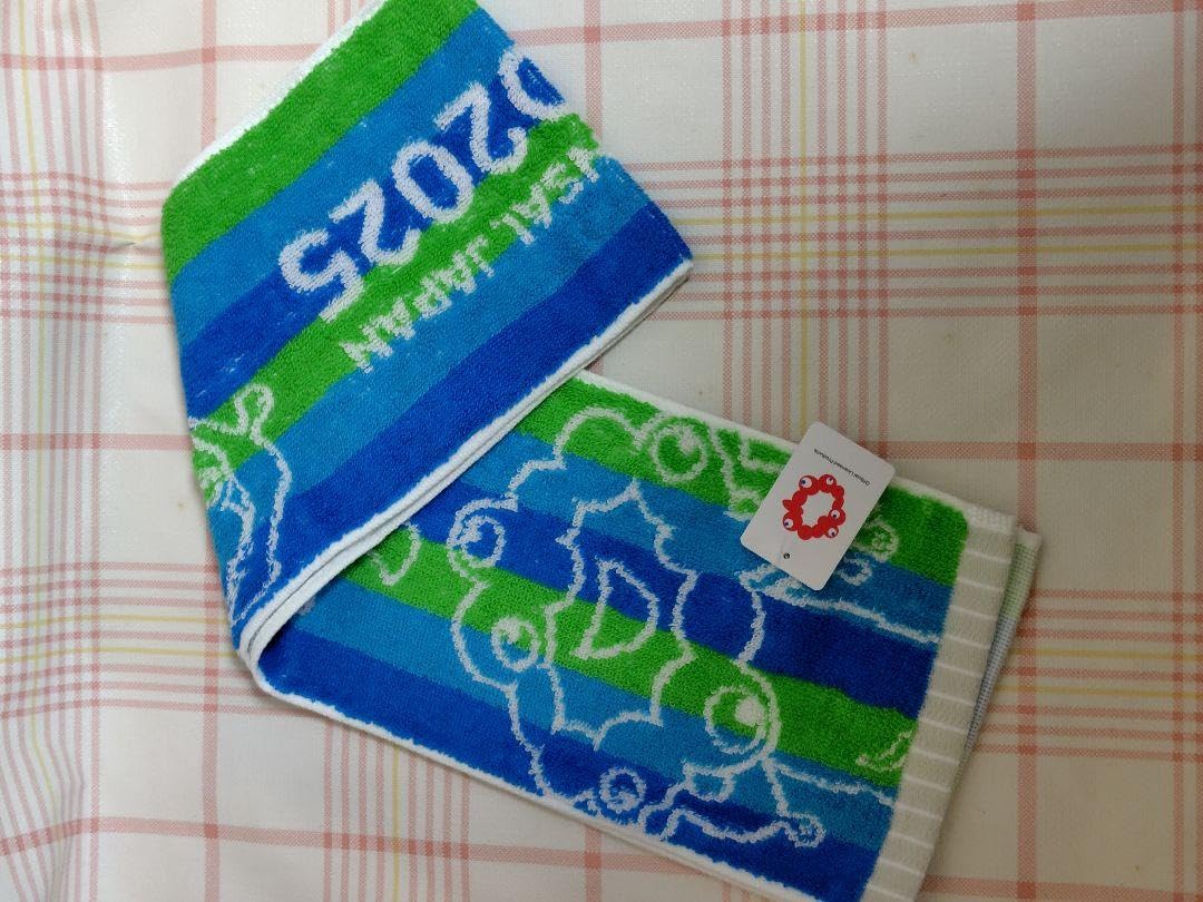 Amazon.co.jp: Ch62 大阪万博 ミャクミャク ポーズ 縞々 マフラー