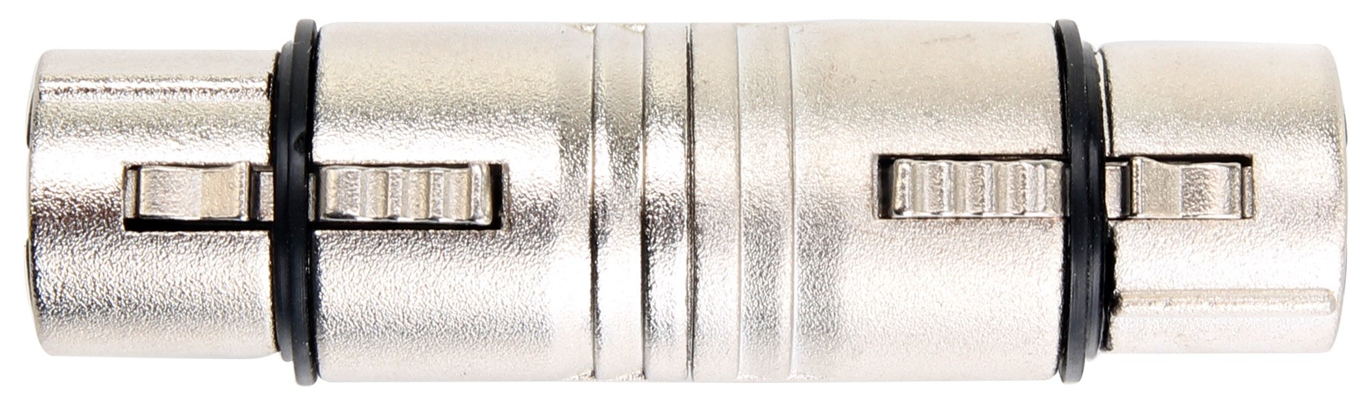 Pronomic Adapter AD-XFXF - żeński XLR na żeński XLR - okablowany i gotowy do użycia - solidne wykonanie - obudowa z odlewu ciśnieniowego metalu