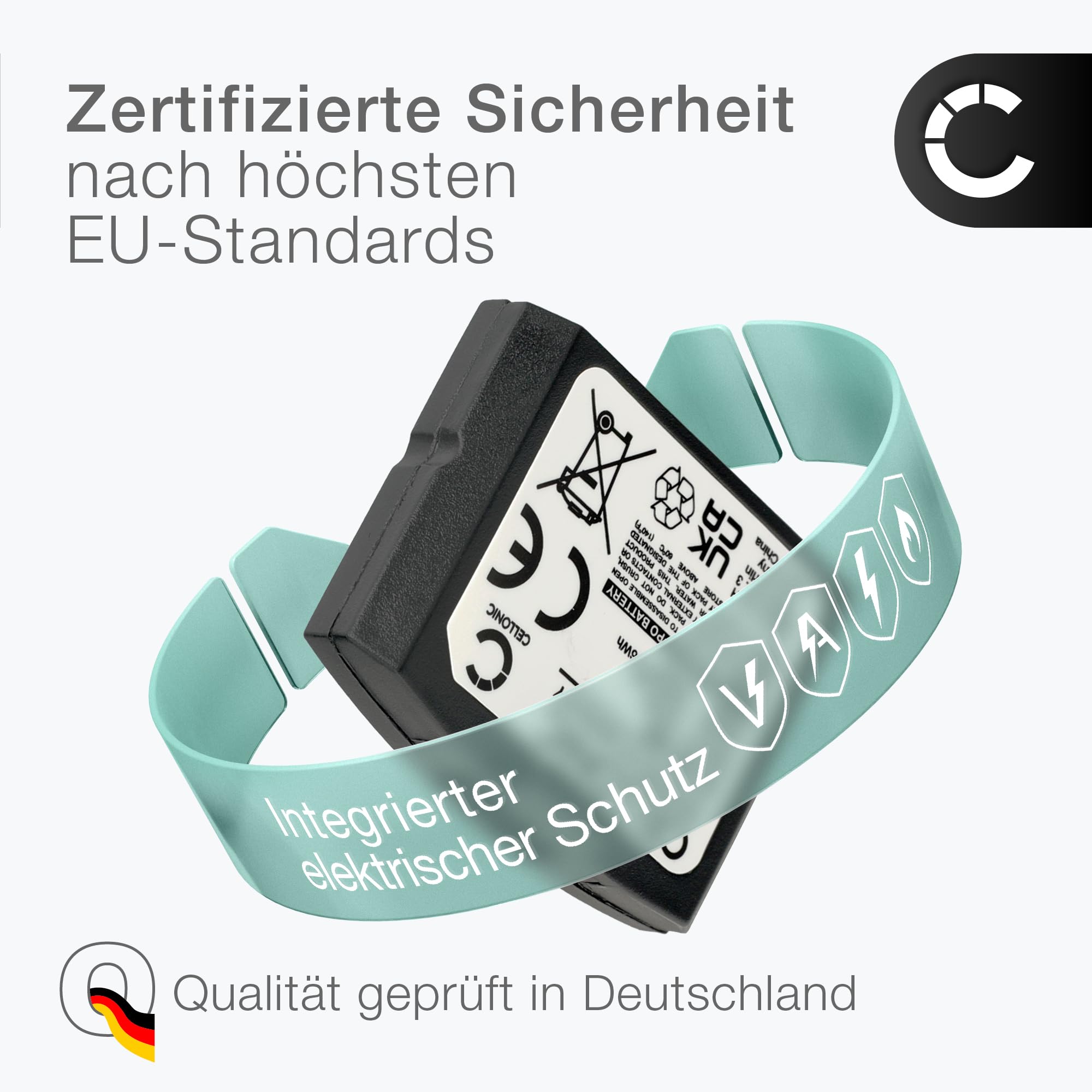 CELLONIC 2X Akku für Headset Kompatibel mit Sennheiser RI 840 (Set 840 TV), RR 4200, RI 830 (Set 830 TV), BA 300 - (150mAh, 3.7V)