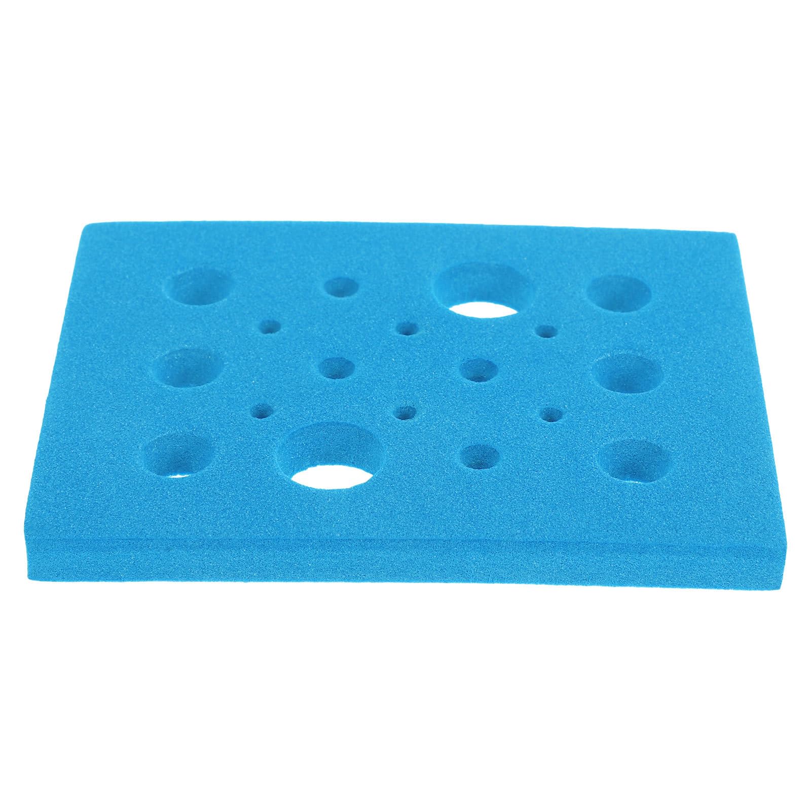 Beaupretty Laboratory Test Tube Rack Foam Floating Holder for Centrifuge Vials Reusable Blue Plastic Tube Stand for Chemistry Lab Sample Display