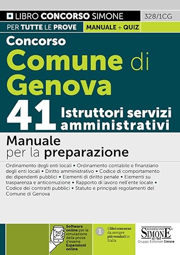 Concorso Comune di Genova. 41 Istruttori servizi amministrativi