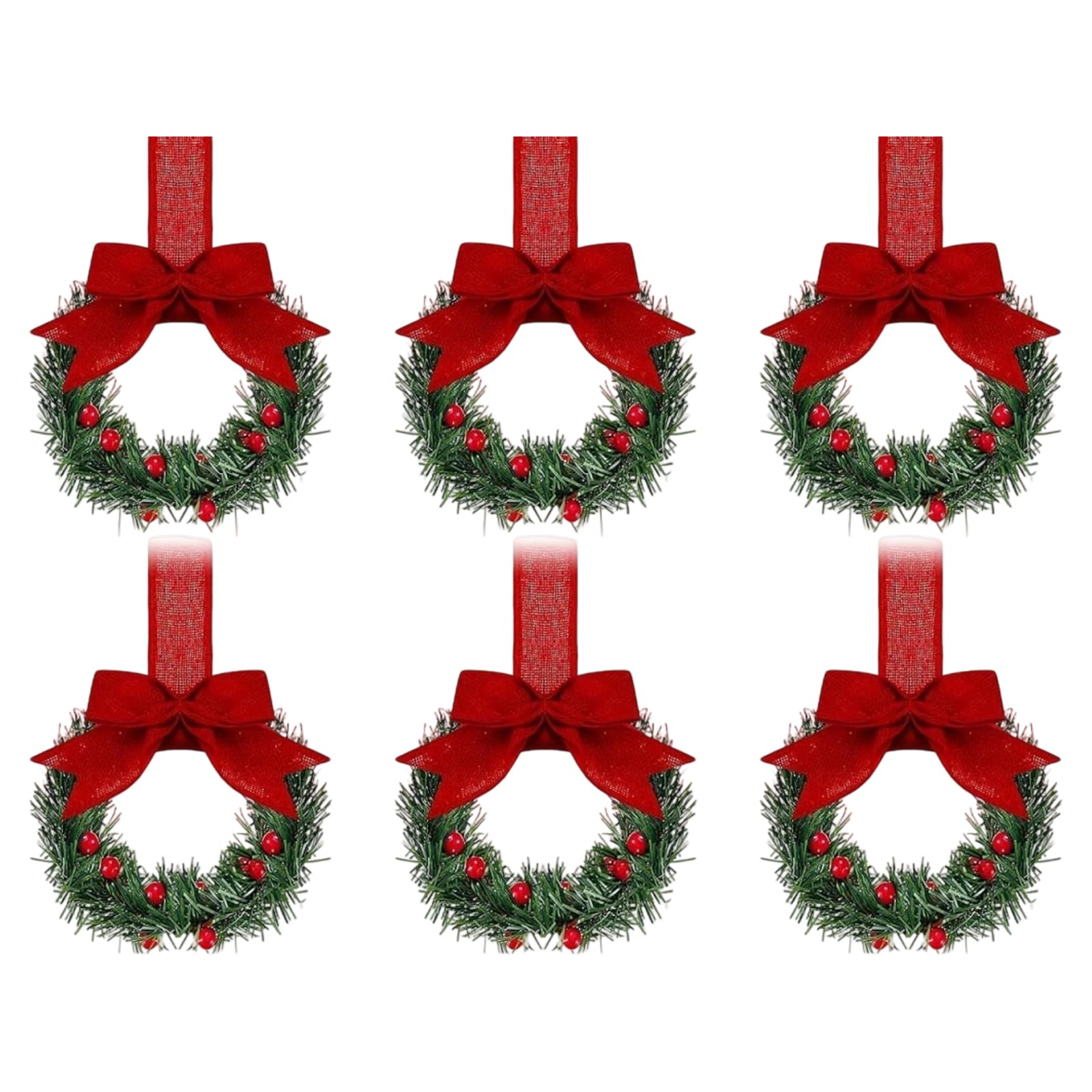 Bowknot Ribbon Wall Hanging Rings Wreath Multipurpose Decorative Closet Accessories for Festival Event PVC Decorative Wall Hook