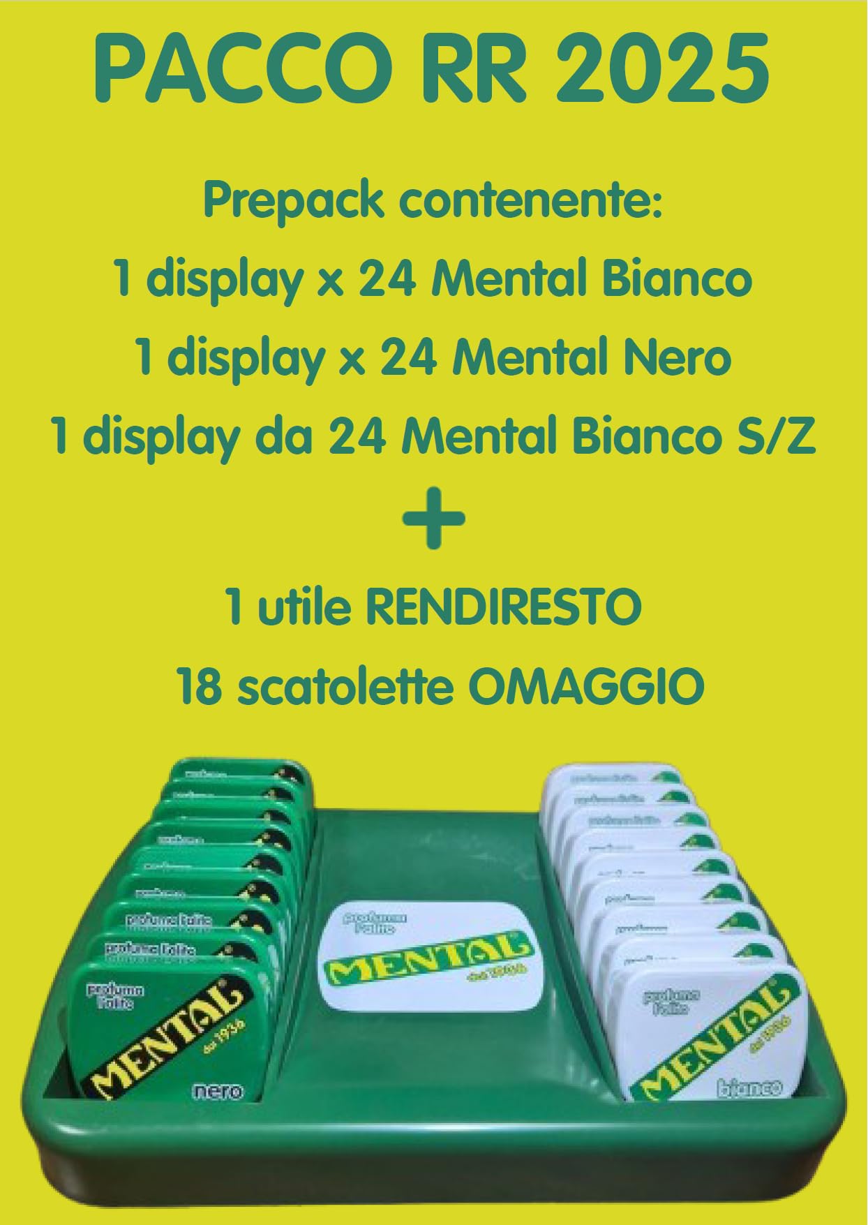 Mental Paquete económico surtido con devolución de regalo – Compuesto por 90 estuches surtidos