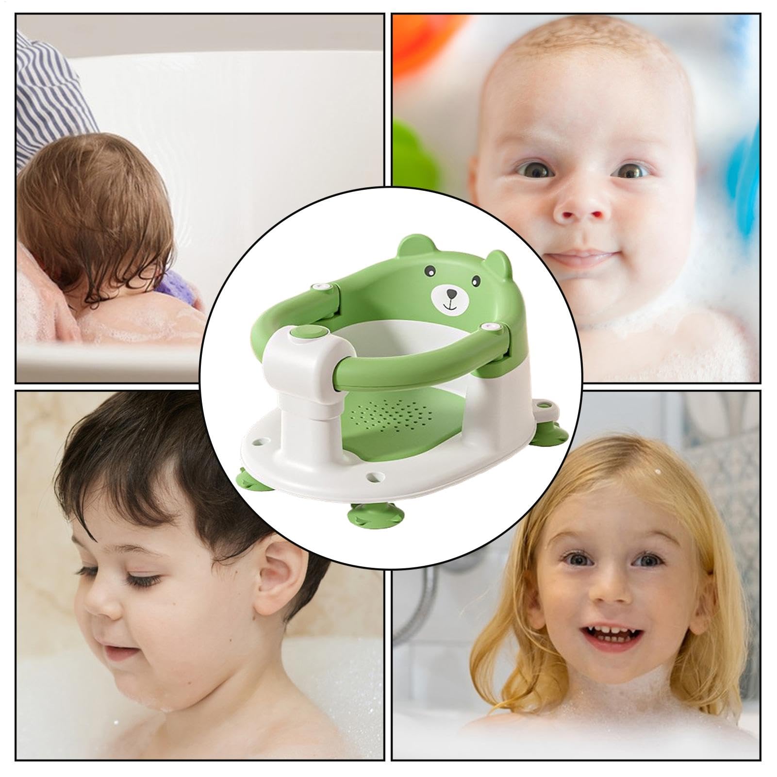 Seggiolino Da Bagno Per 6+ Seduta In Vasca, Sedile Da Bagno | Seduto Per Bambini e Bambine 6+ , Maschi e Femmine, , Seggiolino Bagnetto, Sedile Vasca, Bebè, Piccoli