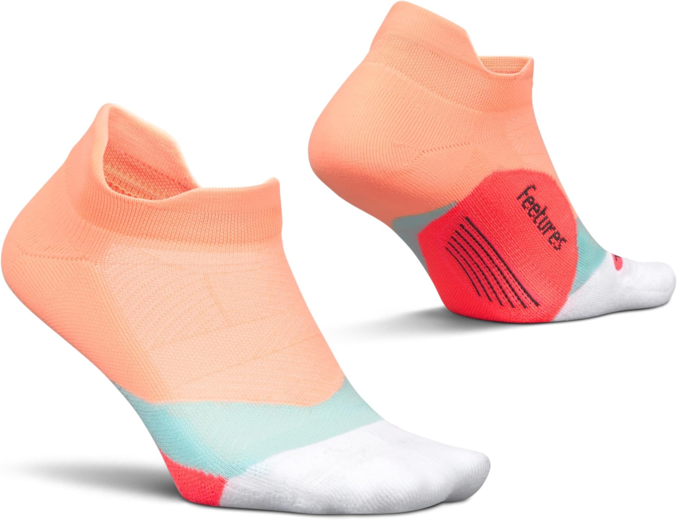 Feetures Elite Light Cushion No Show Tab Sock Wave
