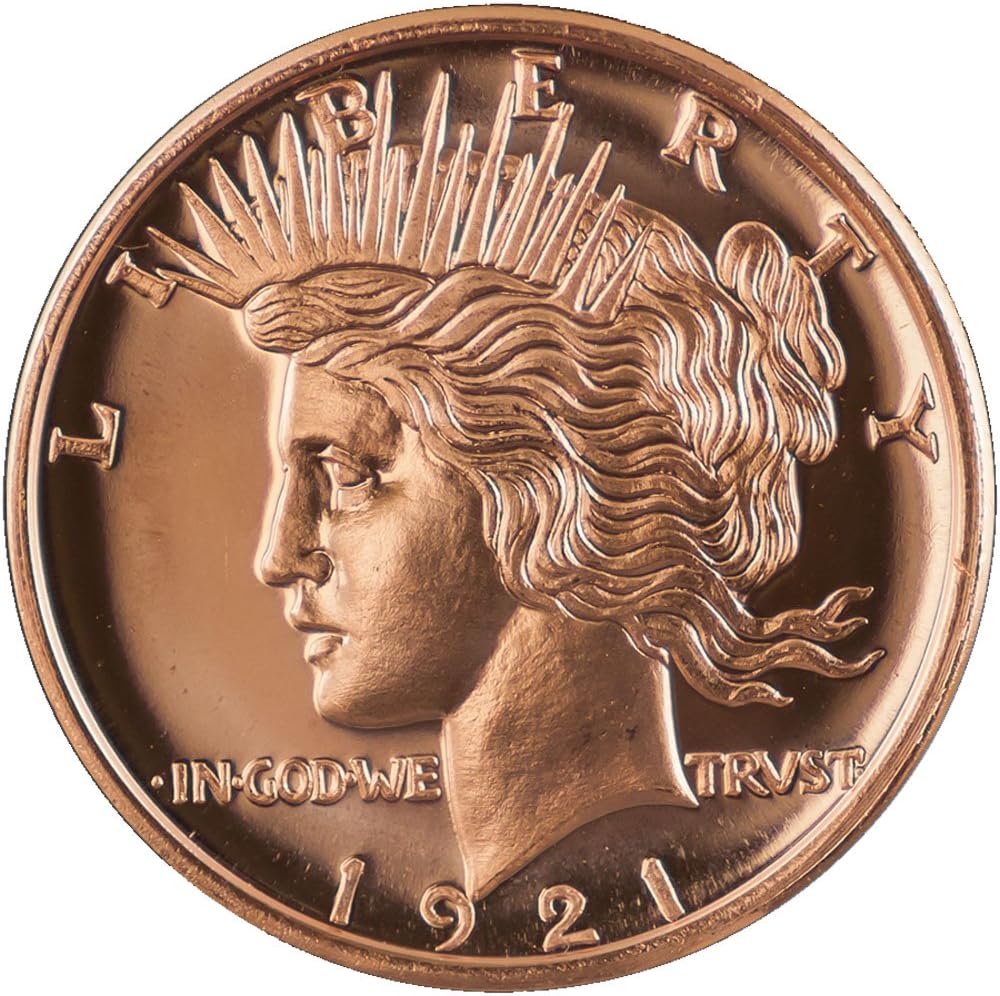 Peace Design 1 oz .999 Copper Round