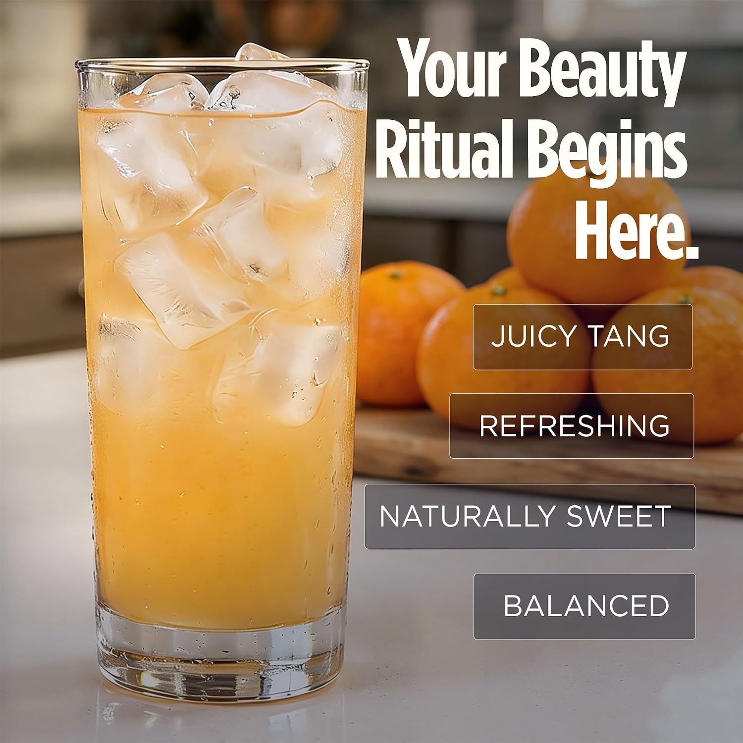 VitaCup Tangerine Flavored Collagen Refresher Drink Mix, 10ct image 4