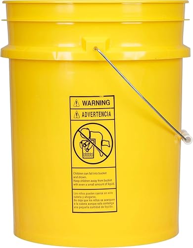 House Naturals Cubo plástico de la categoría alimenticia de la miel con la puerta de la miel para la apicultura y el tornillo en la tapa, hecho en