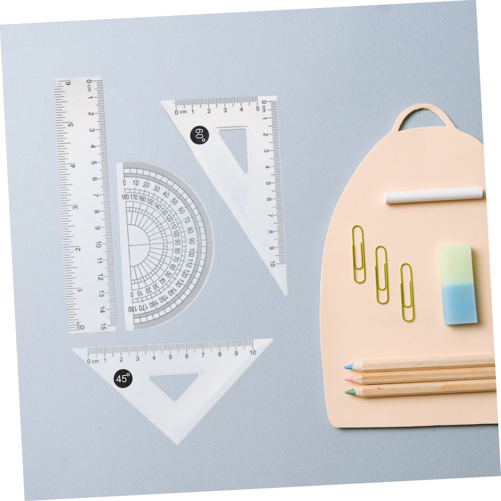 Tofficu 20sätze Teiliges Aus Transparenten Zeichenschablonen Und Geometrie-werkzeugen Präzise Messlineale Für Schule Büro Und Kreative Projekte Für Architektur Und Design