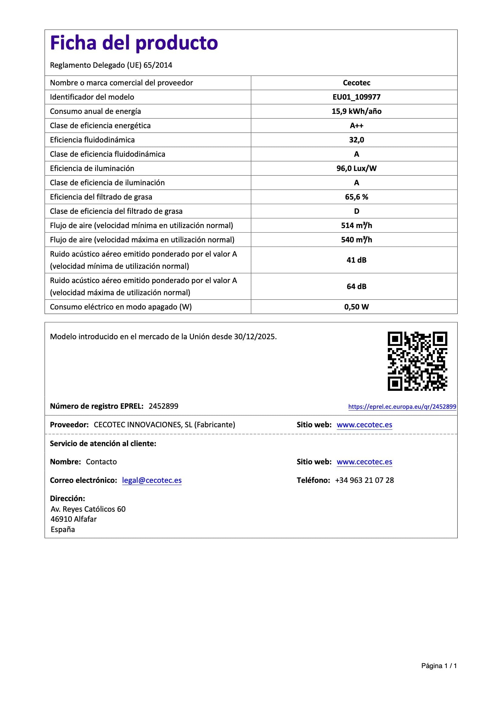 Cecotec Cappa Aspirante Rotonda a Parete 35 cm Bolero Flux DRT 358000 Inox A++. Aspirazione 715 m³/h, 2 Velocità + Funzione Booster, Filtri a Carbone, Classe A++, Controllo Touch