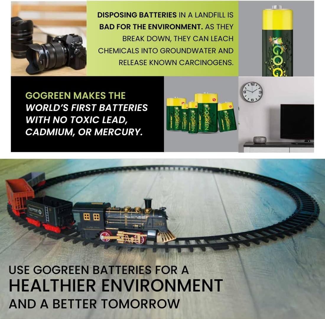 Go Green AAA Alkaline Battery 4-Pack
