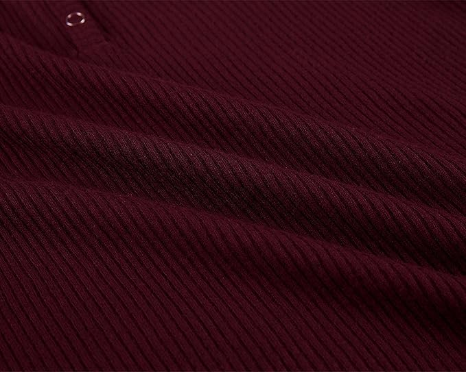 Saodimallsu Womens V Neck Tank Tops Summer Ribbed Sleeveless Henley satin finish, light and slightly textured, skin-friendly and breathable