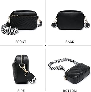 VONMAY Crossbody Purse for Women Quilted Crossbody Bags Vegan