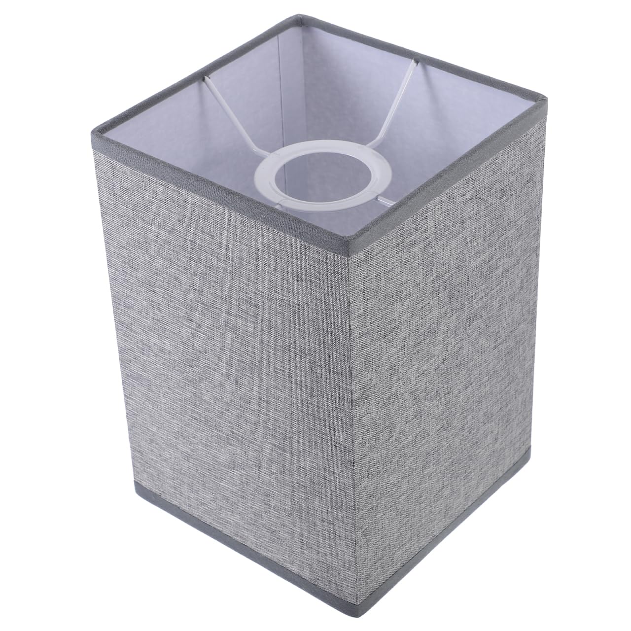 Alipis Lampshade for Table and Floor Lamps Detachable Grey Linen Light Cover Easy to Clean Suitable for Home and Office