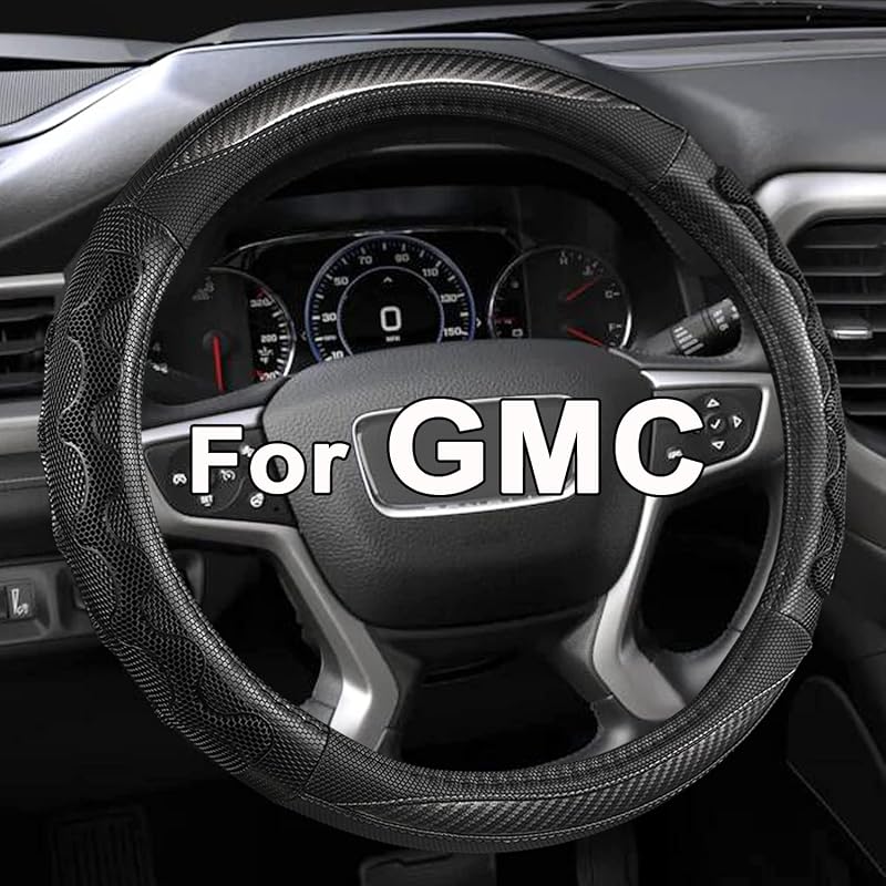 Capa para Volante GIANT PANDA 3D Honeycomb Cinza para GMC, 36,8–38,1 cm, SWH03