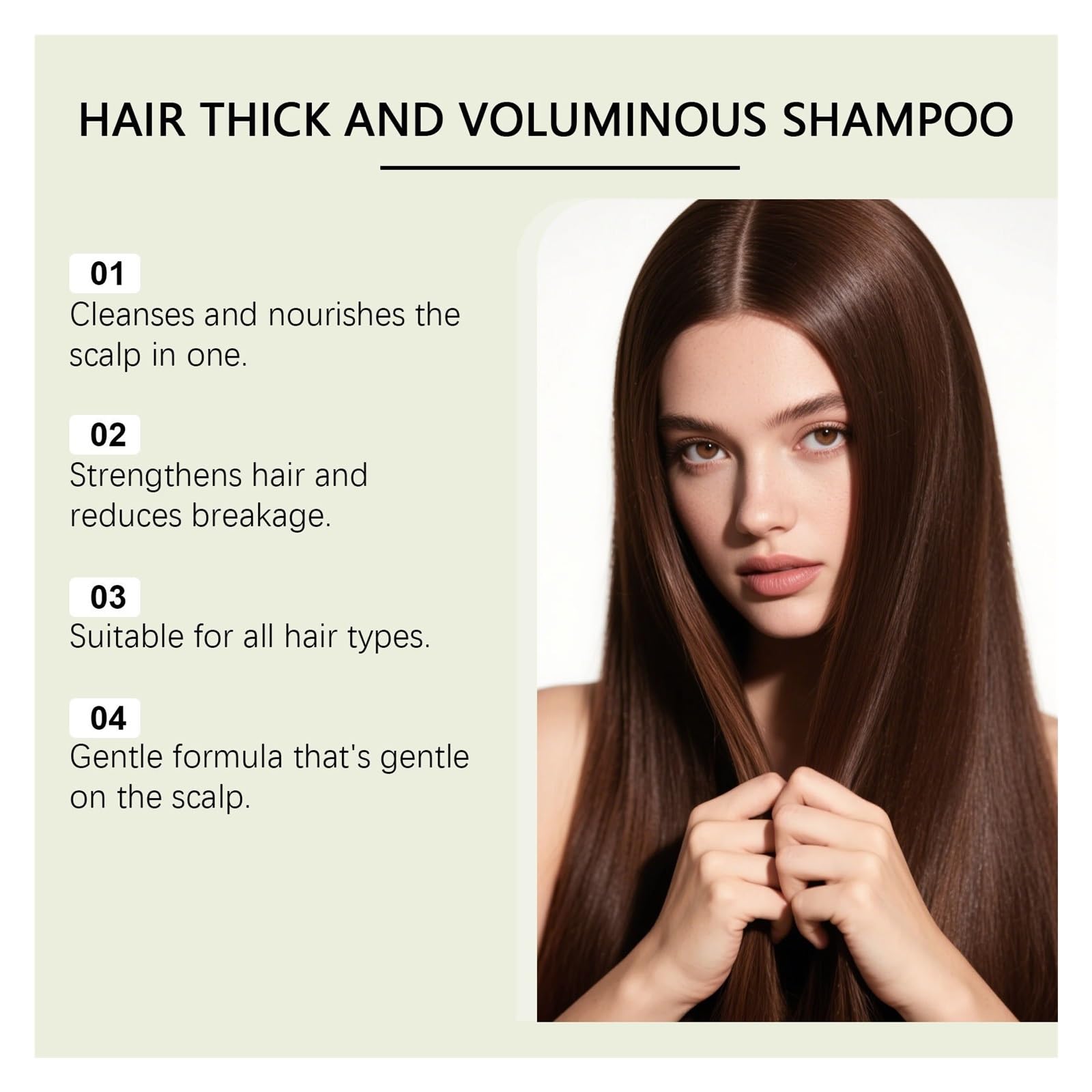 Shampoo for la cura del cuoio capelluto | Deterge e nutre il cuoio capelluto, rinforza le ciocche di capelli e riduce la rottura.(2pcs)