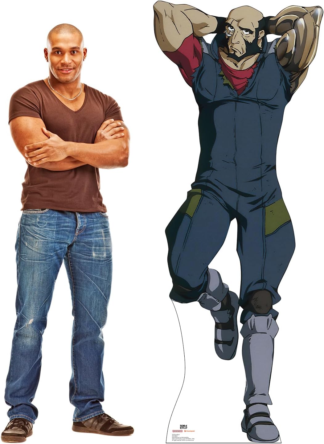 Cardboard People Jet Black Life Size Cardboard Cutout Standup - Cowboy Bebop