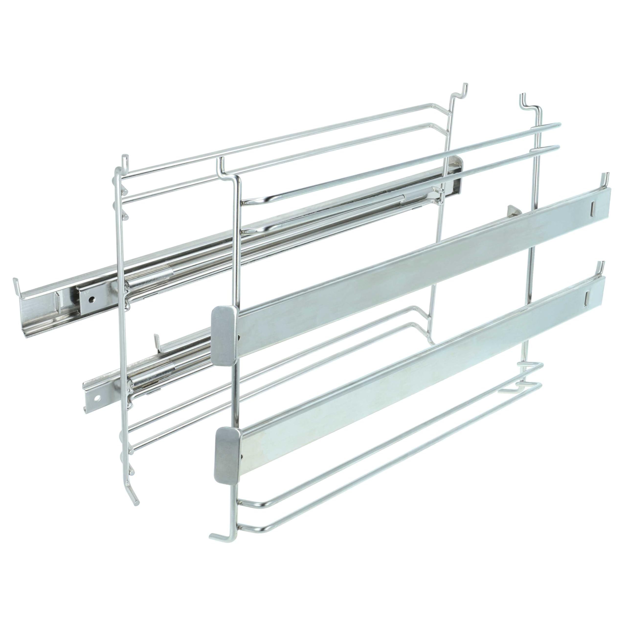 vhbw Teleskopowy wysuw zamienny do Gorenje 640248 | AC103 do piekarników - 2 pary szyn, lewa i prawa, 23,5 x 27,5 x 3,5 cm