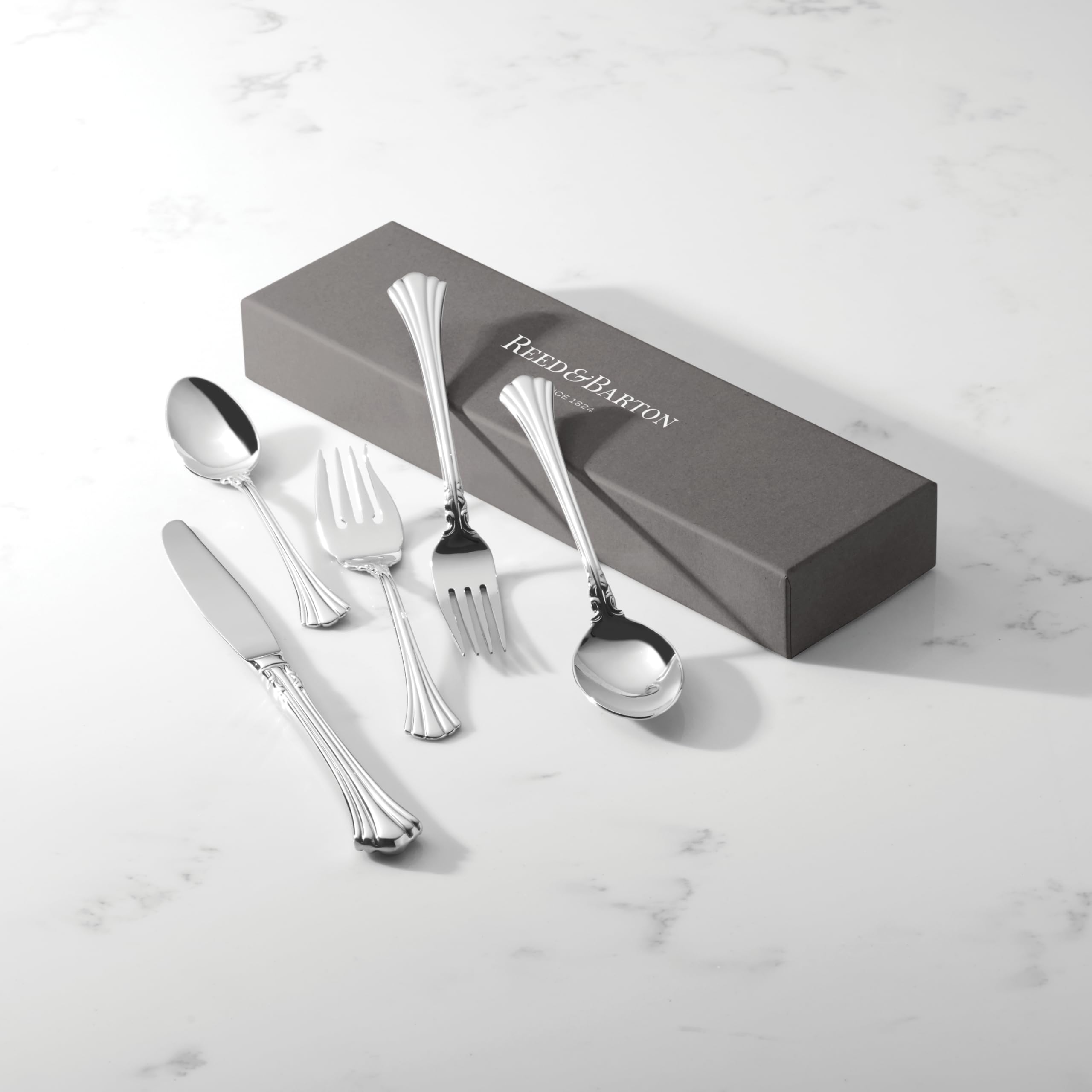 Amazon.com | Reed & Barton 1800 5Pc Flatware Place Setting, 5