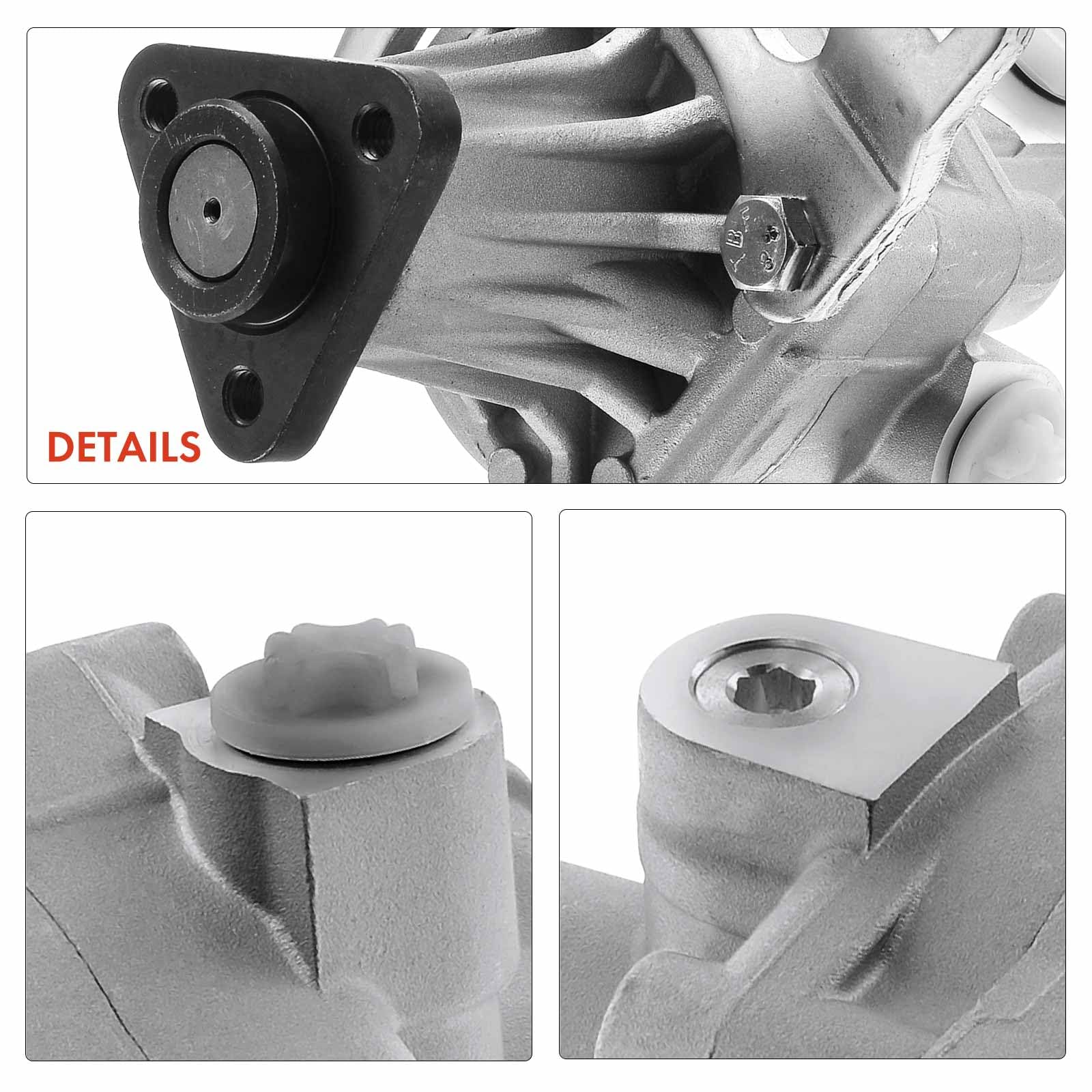 Frankberg Servopumpe Hydraulikpumpe Lenkung Mit Befestigungsbügel Kompatibel mit 3er E30 316 318 320 324 324 325 325 1.8L-2.7L 1982-1993 Replace# 32411136205