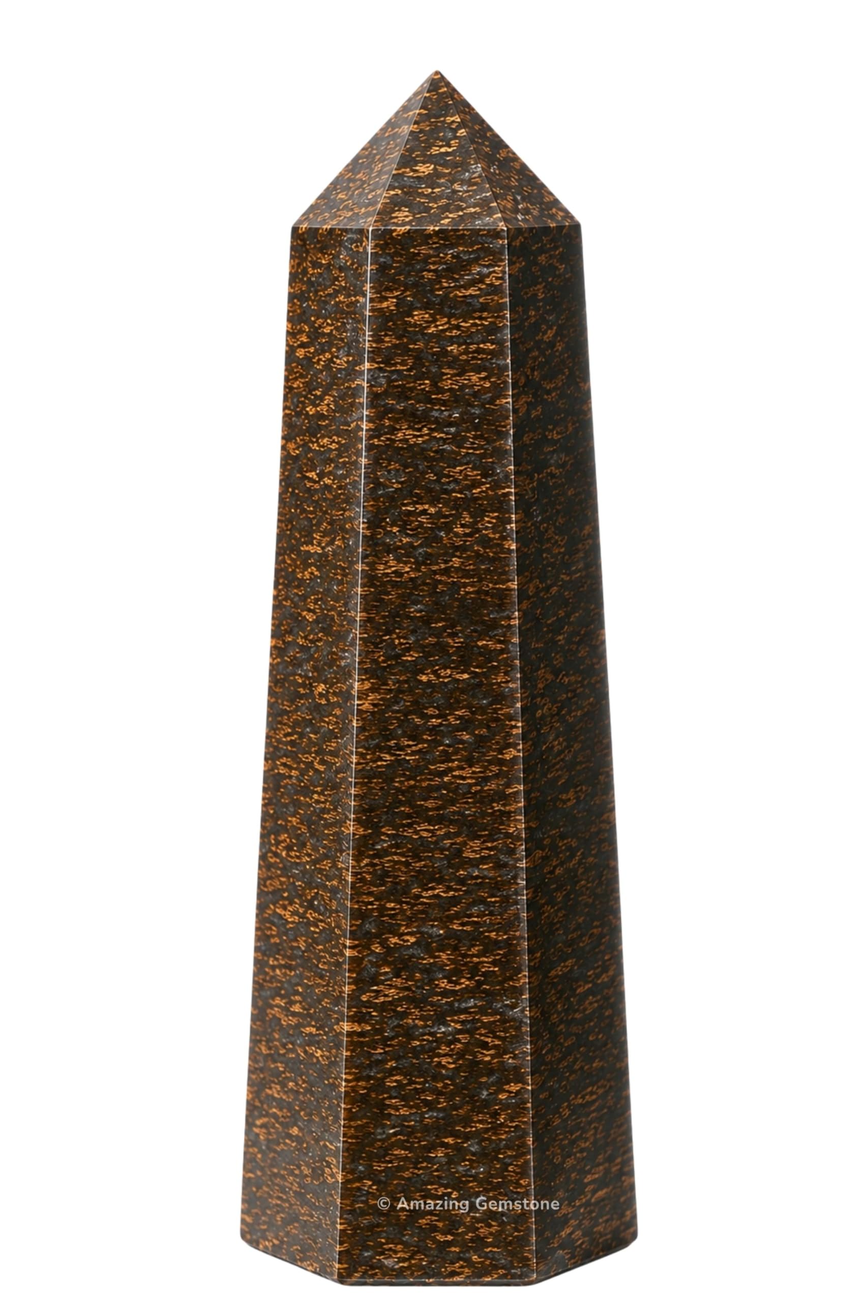 Amazing Gemstone Large Bronzite Crystal Towers ~ Natural Healing Crystal Point Obelisk for Reiki Healing and Crystal Grid (5.5" to 6" INCH)