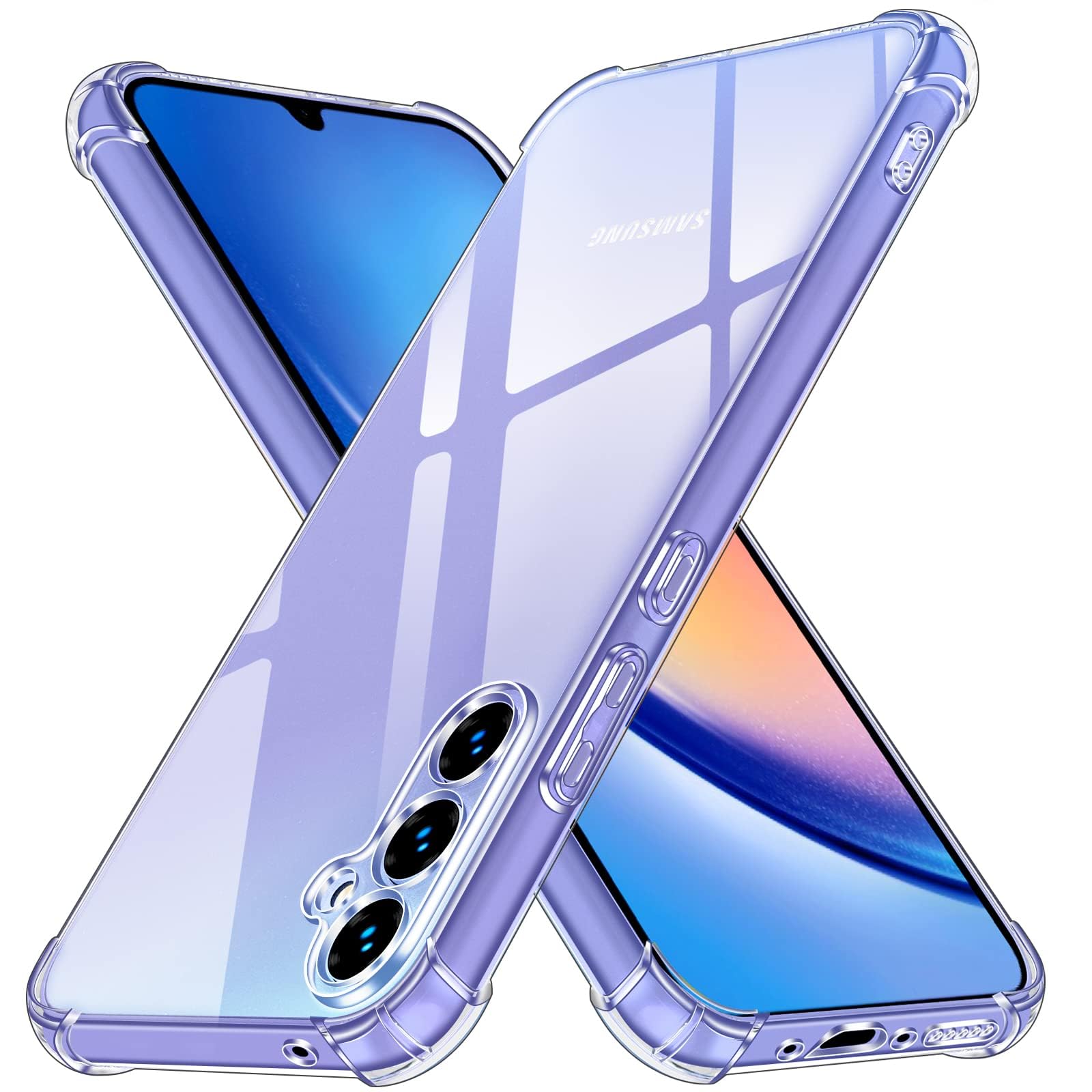 Newlike Thermoplastic Polyurethane Bumper Back Cover Case Exclusive Transparent Back Cover Clear Thin Case - For Samsung Galaxy A35 5G (B0CRDBTDXL) Amazon Price History, Amazon Price Tracker