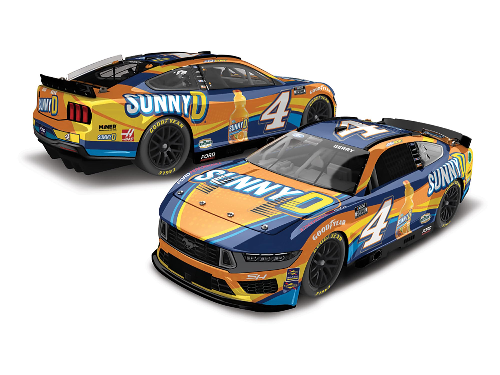 Amazon.com: Lionel Racing Josh Berry 2024 Sunny D No. 4 ARC 1:24