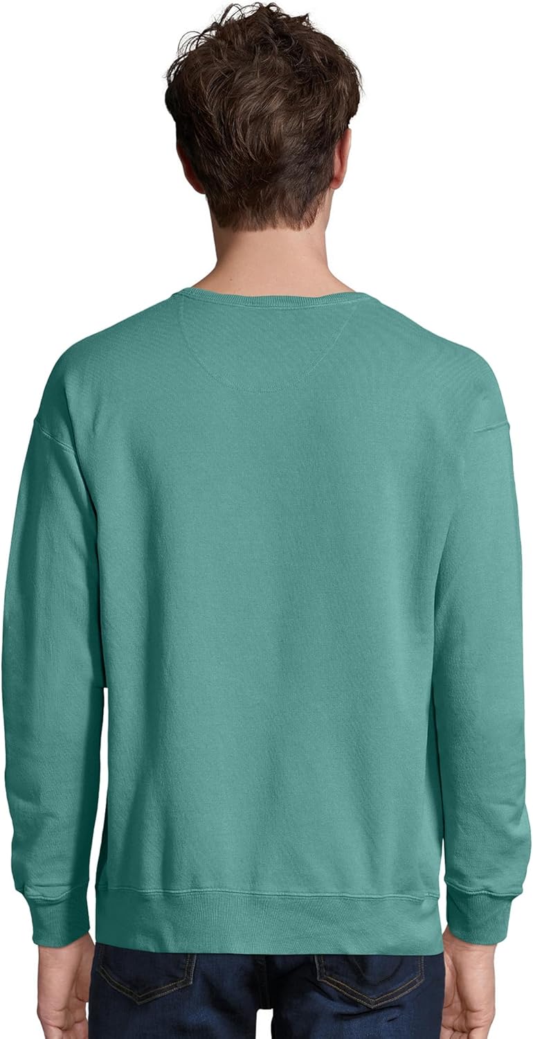 Hanes mens Oversized Sweatshirt for Women, Comfortwash Boyfriend Crewneck Sweatshirts, Garment-dyed Fleece (S–2xl) - Image 2