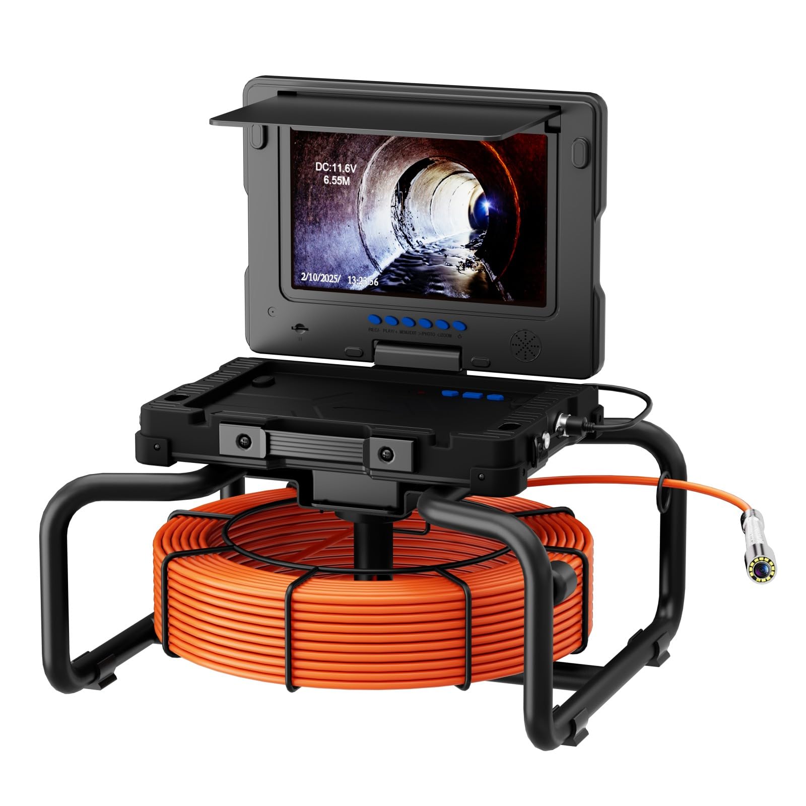 9"AHD Recording Industrial Endoscope,Borescope,Pipe Inspection Camera