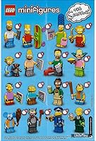 Vista 2 de Minifiguras, serie Los Simpsons personaje Krusty el payaso LEGO 71005