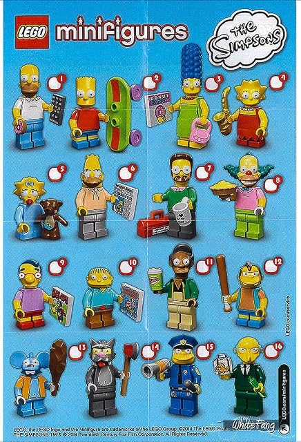 Foto 2 de 3 de The Simpsons Lego Mini Figure Chief Wiggum