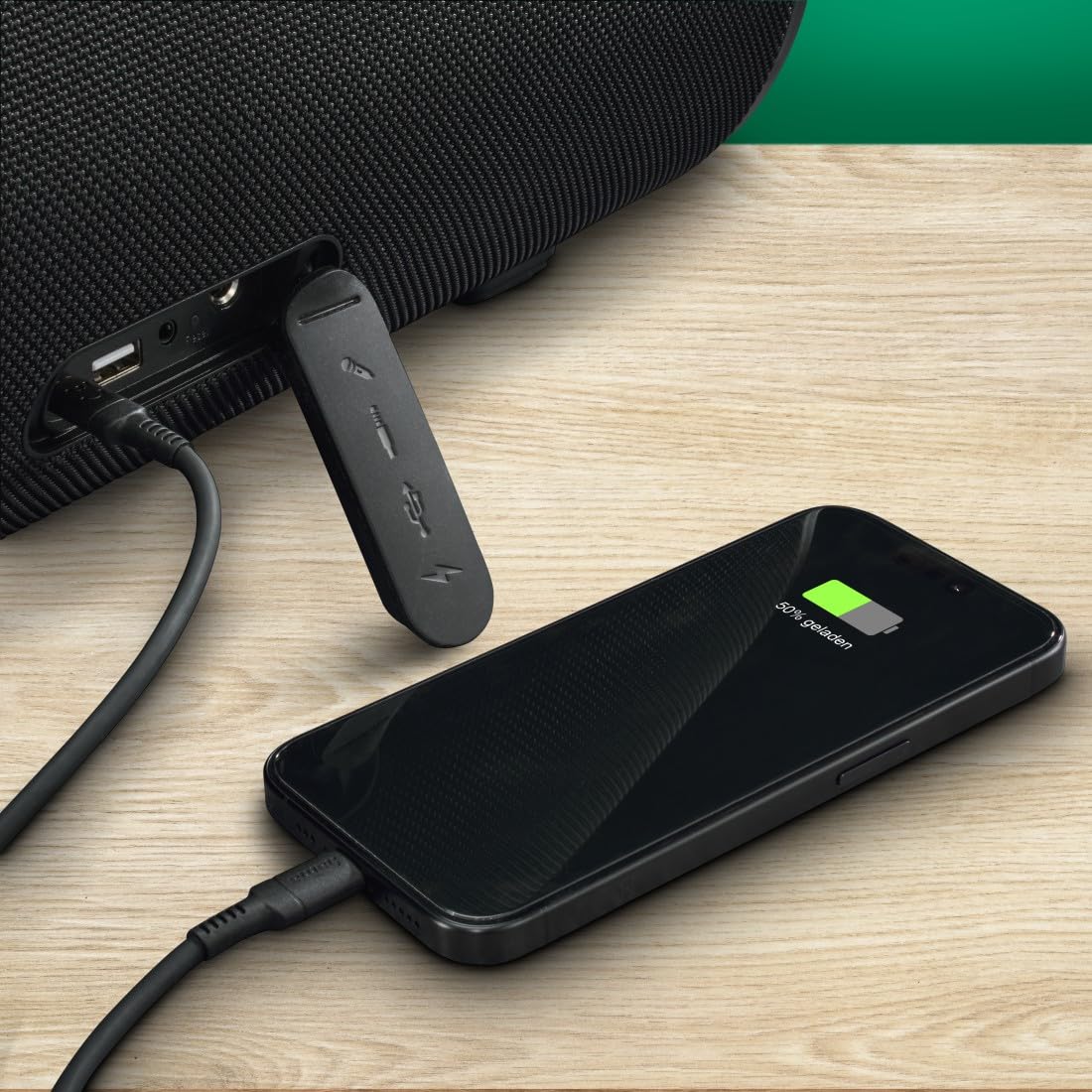 Hama Bezprzewodowy przenośny głośnik Bluetooth Ultimate Pro, mocny 120 W, 24-godzinny czas ładowania, wodoodporny głośnik IPX6, pyłoszczelny, wbudowany power bank USB-C, czarny