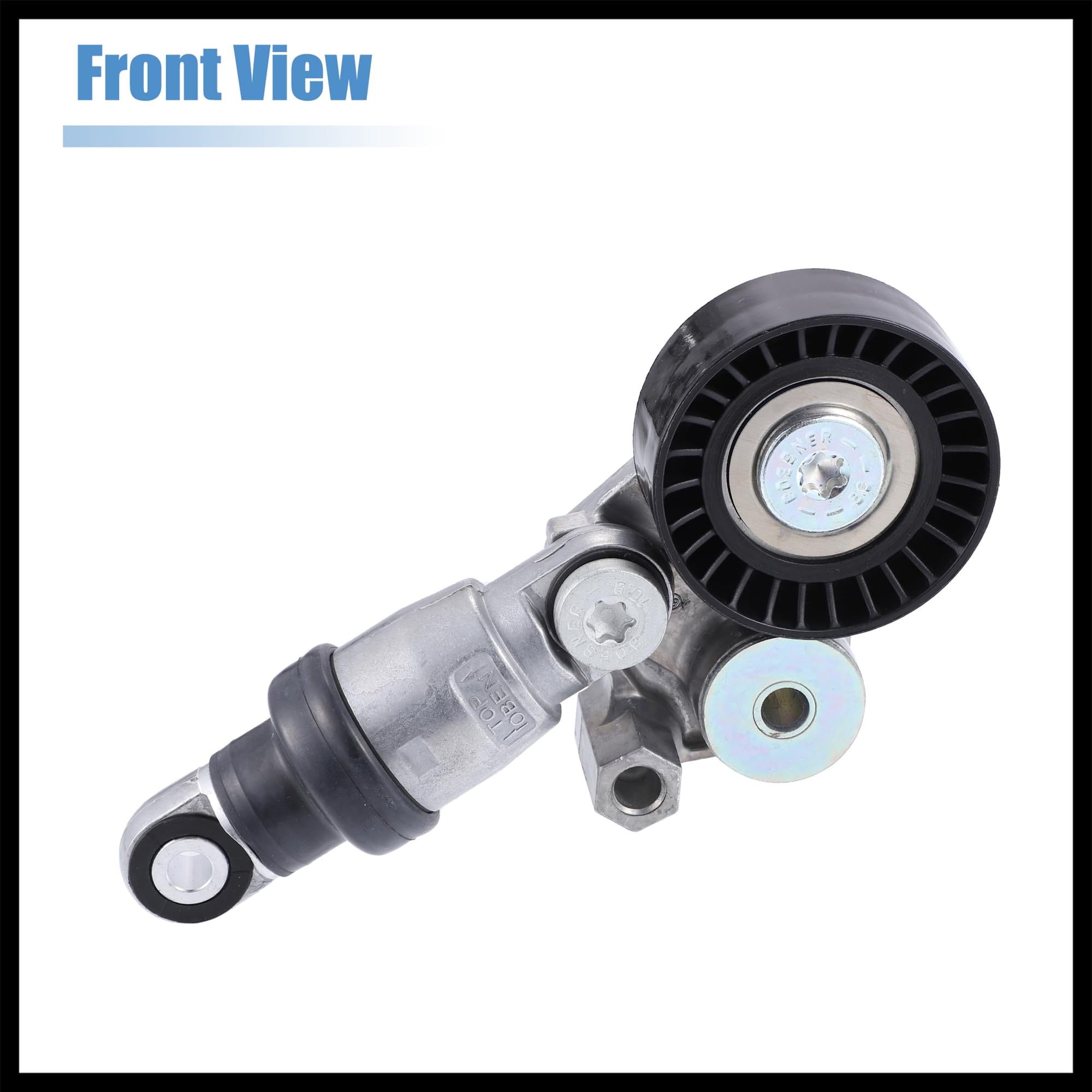 X AUTOHAUX 1 Pcs Engine Belt Tensioner Pulley Assembly For Mazda 3 2004 2018 For Mazda 3 Sport 2009 2018 Pe7w 15 980