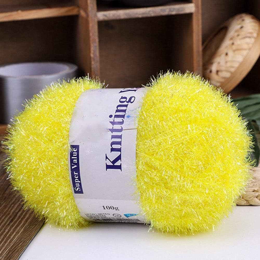 800gram Blue Scrubbing Dishcloth Scrubby Yarn Eyelash Sparkle Scrubber Yarn 100% Polyester Knitting Crochet Doll Hat Craft Yarn