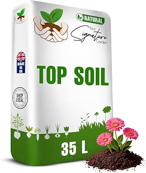 Laeto Top Soil 35L, Rich Garden Landscaping Soil for Plants Lawns Flowers | For gardens and landscaping, rich organic soil, supports healthy plant, lawn and flower growth