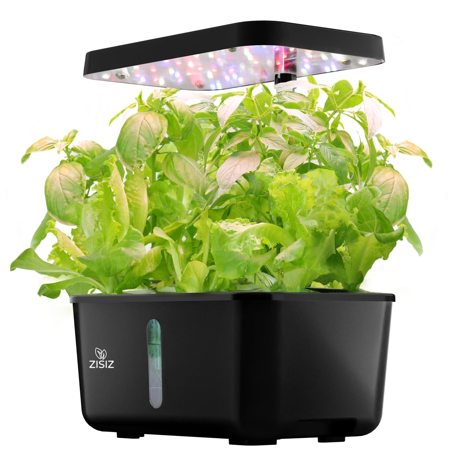 Hydroponics Growing System：8Pods Herb Garden Planter Indoor Kit with Automatic Timer, Germination Kit with LED Grow Light, Height Adjustable, Perfect Indoor Garden Gift for Mom/Girl/Wife/Girlfriend