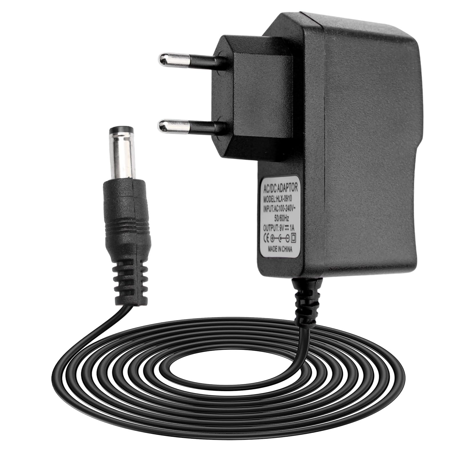 9V 1A Adaptador de Fuente de Alimentación de Pedal de Guitarra 2 M para Boss PSA