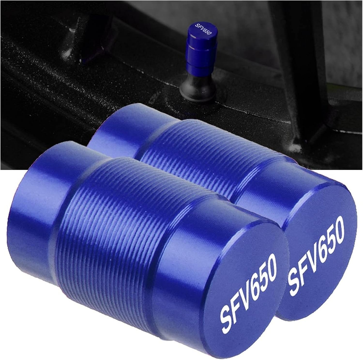 for Suzuki Sv650 / S Sv 650 / Sv650 Sv650s SFV650 1999-2016 Motorcycle Accessorie Wheel Tire Valve Stem Caps CNC Airtight Covers Fluid Reservoir Cover