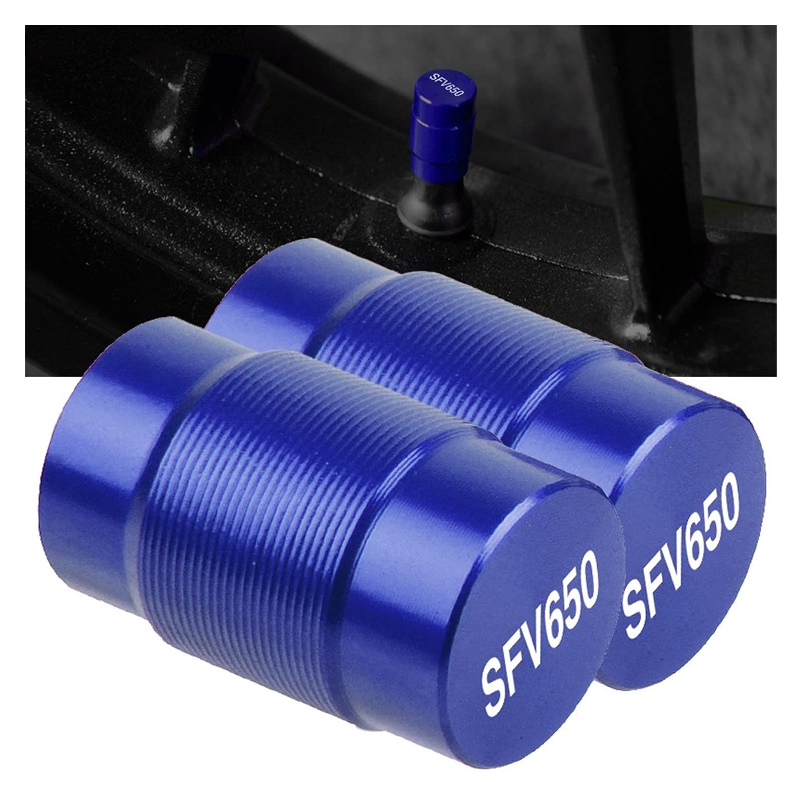 Bouchons De Valve De Pneu En Aluminium CNC Pour Suzuki SV650 / SV650X - Paire De Capuchons Décoratifs, Plusieurs Couleurs Disponibles