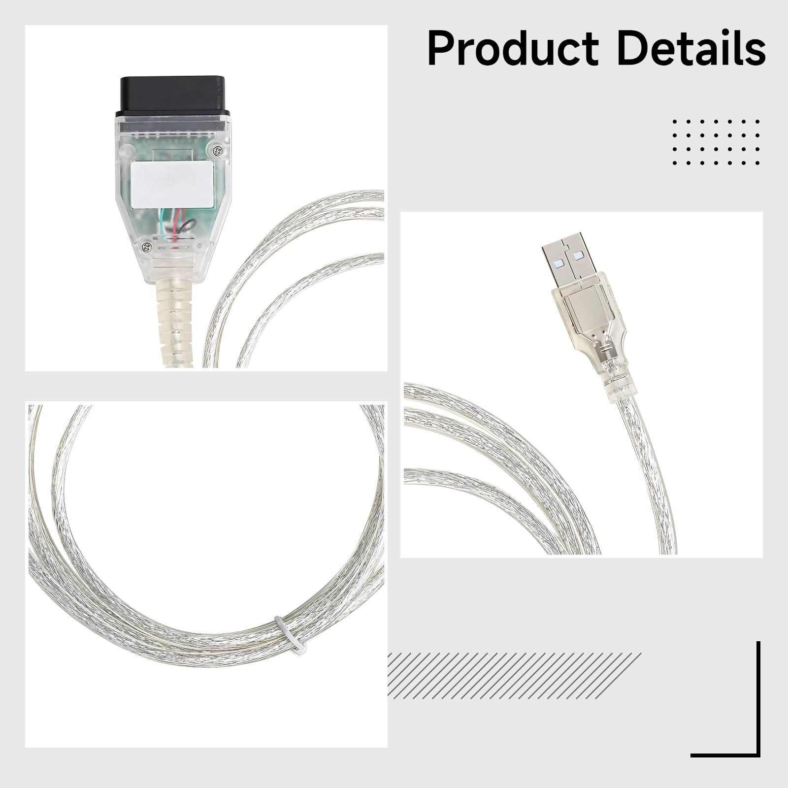 Tis Techstream V18 - Herramienta de diagnóstico con Mini Vci J2534, interfaz USB y cable de 1,5 m para programación de vehículos