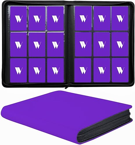 Miniatura 22 de Carpeta para tarjetas de 16 bolsillos, más de 1000 carpetas de tarjetas coleccionables con cremallera de alta calidad, álbum de bolsillo de doble