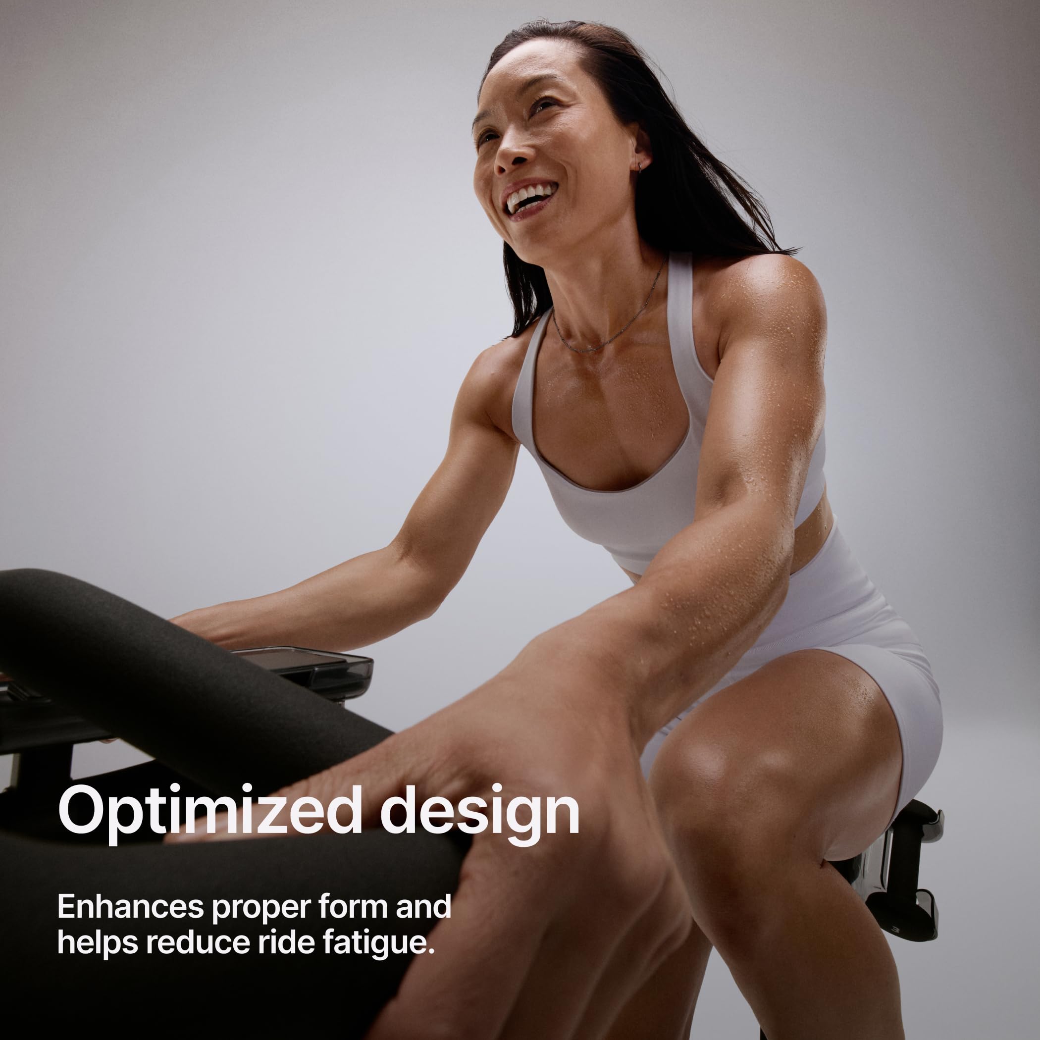 Peloton Sella per bici da allenamento incrociato, seduta comoda per cyclette da interni, cuscino e comfort extra, copertura e supporto più ampi